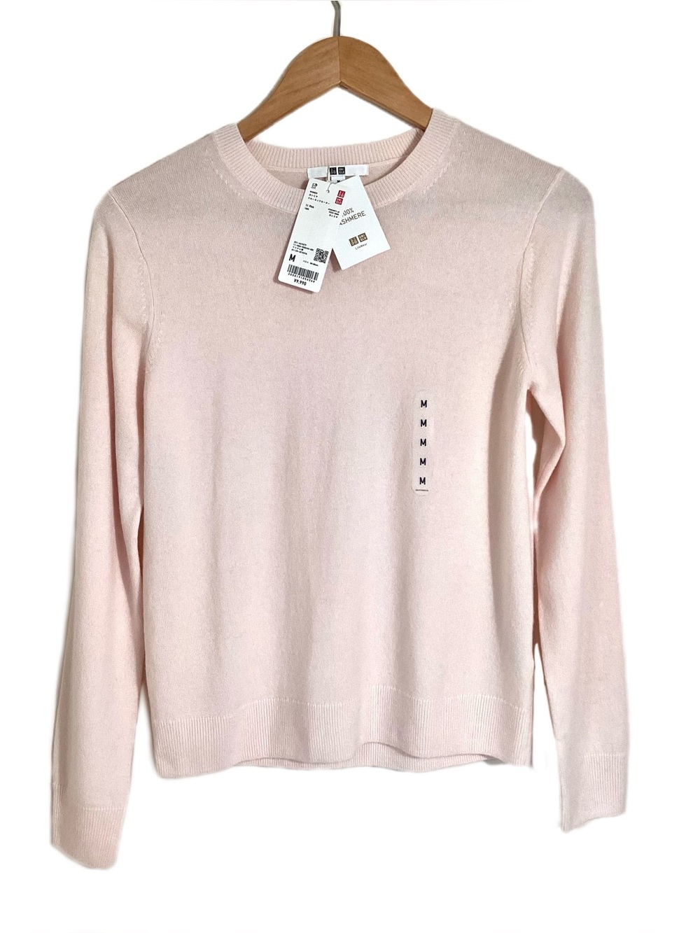 Uniqlo 100% Cashmere Crew Neck Pullover Jumper Size M